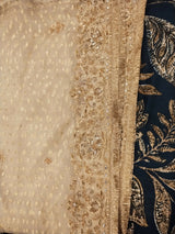 Fancy Gharara Dress | Women Locally Made Formals | Ghararas Shararas & Lehangas | Golden & Off White | Medium | Brand New