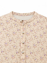 Tea Pink Floral Printed Frock | Women Frocks & Maxis | Large | Worn Once