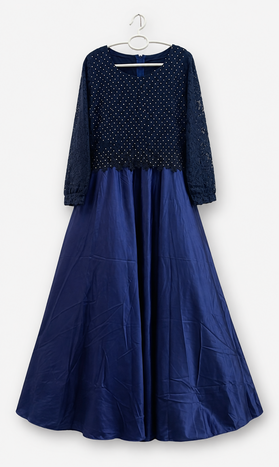 Black & Blue Maxi | Women Frocks & Maxis | Small | Worn Once