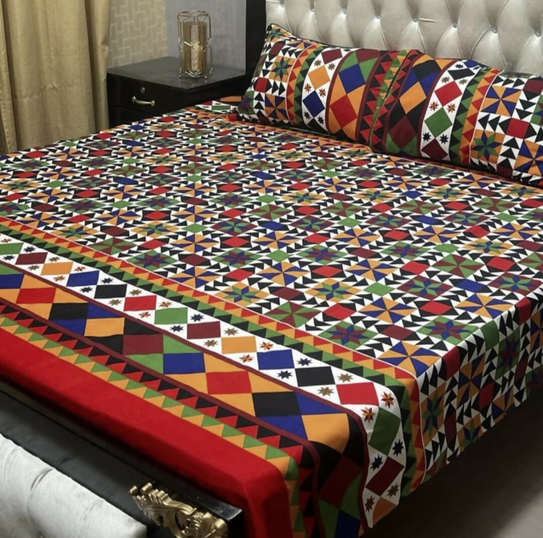 Cotton Double Bedsheets | For Your Home | Home & Decor | Size: 89/92 | Brand New