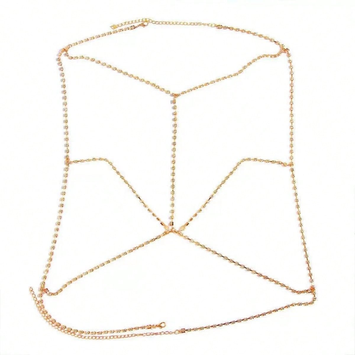 Buy SHEIN Golden Women's Body Bikini Chain in Pakistan