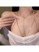Buy SHEIN Golden Women's Body Bikini Chain in Pakistan