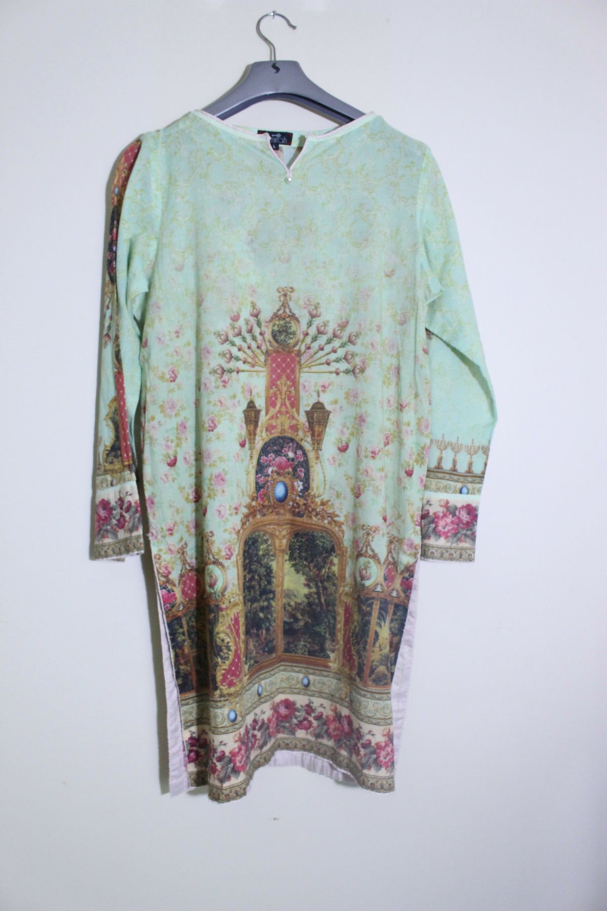 Almirah | Women Branded Kurta | Sea Green | Large | Preloved