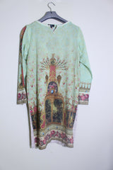 Almirah | Women Branded Kurta | Sea Green | Large | Preloved