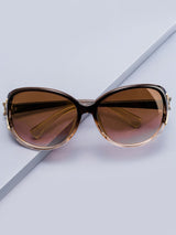 Buy SHEIN Acrylic Frame Boho Style Sunglasses UV Protection in Pakistan