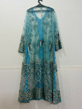 Mushq | Blue Dress | Women Branded Formals | Small | Preloved