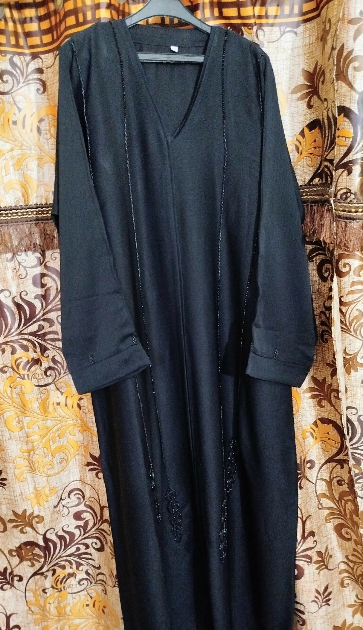 Imported Beautiful Handwork Black Abaya | Women Accessories | Large | New