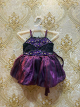 Purple Embellished Dress | Kids | Girls Skirts & Dresses | 0 to 3 Mnths | Worn Once