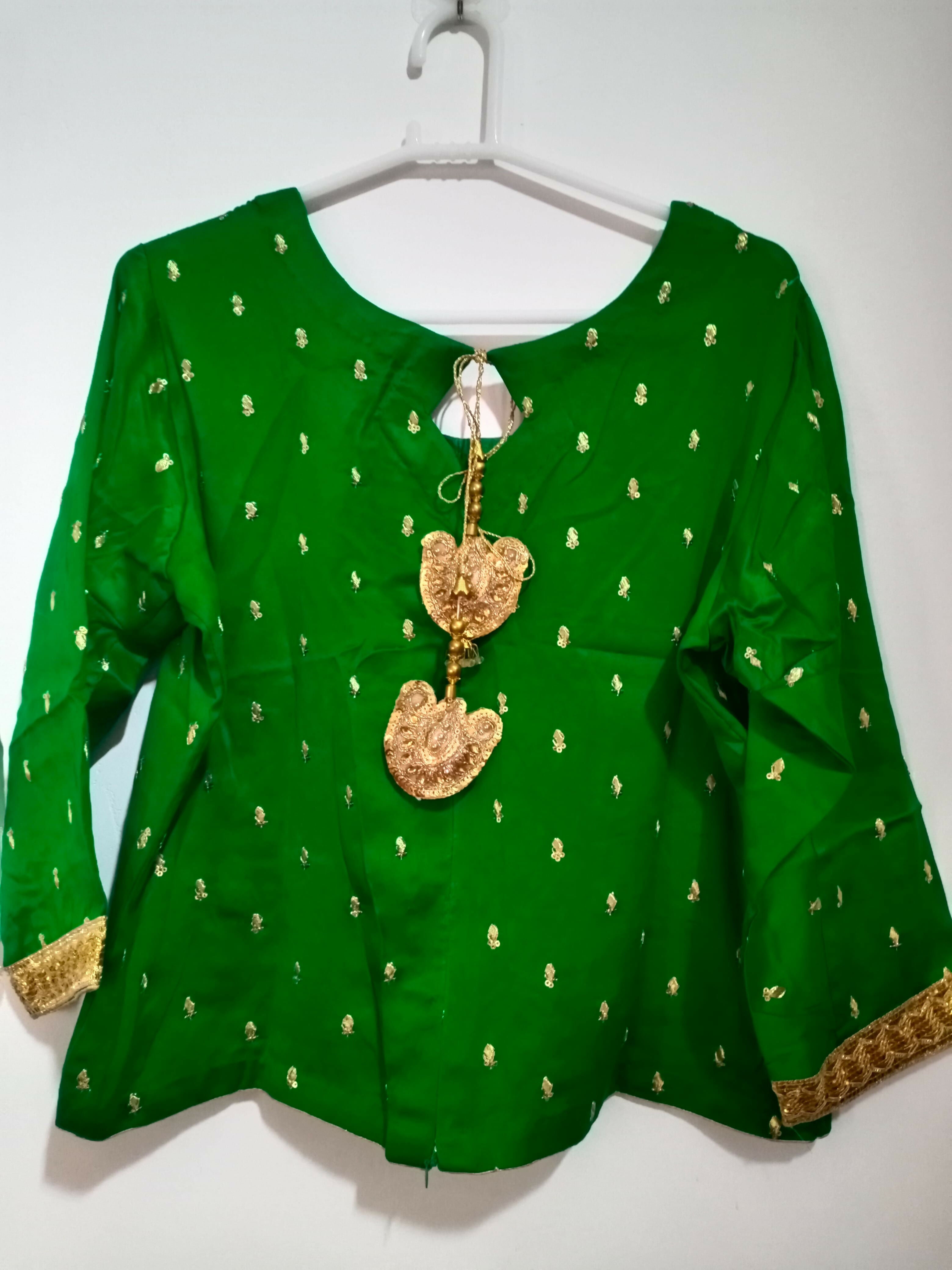 Green Lehanga choli | Women Locally Made Formals | X Large | Preloved