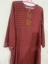 Generation | Women Branded Kurta | Size: 14 | Maroon | Preloved