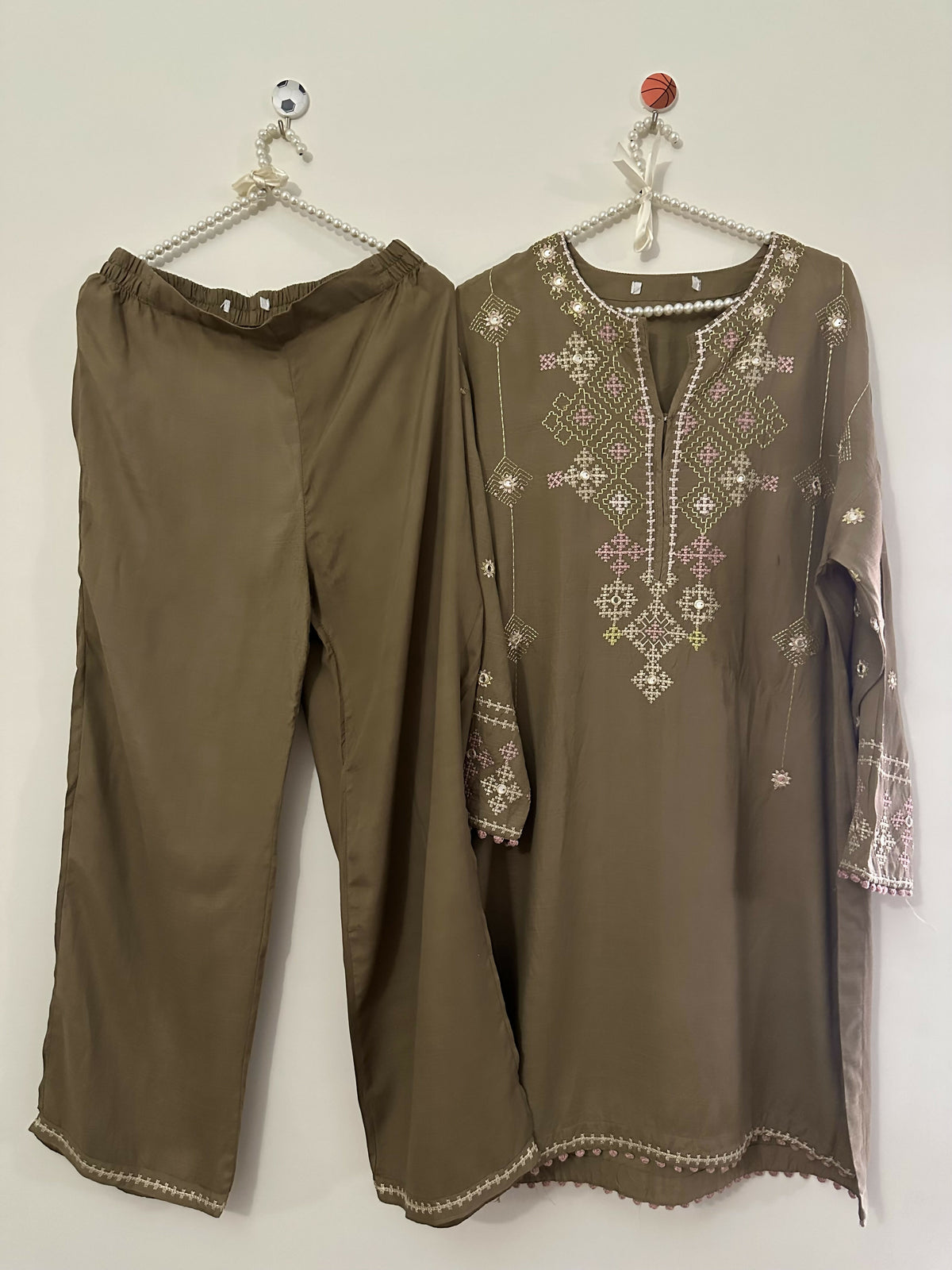 Khaadi | Women Branded Kurta | Brown | Large | Worn Once