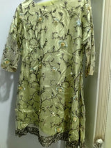 Beautiful Green Fancy | Women Locally Made Formals | Large | Worn Once