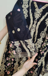 Black Embroidered 2Pcs | Women Locally Made Formals | Large | Worn Once