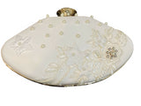 Luxury White Clutch | Women Bags | Medium | New