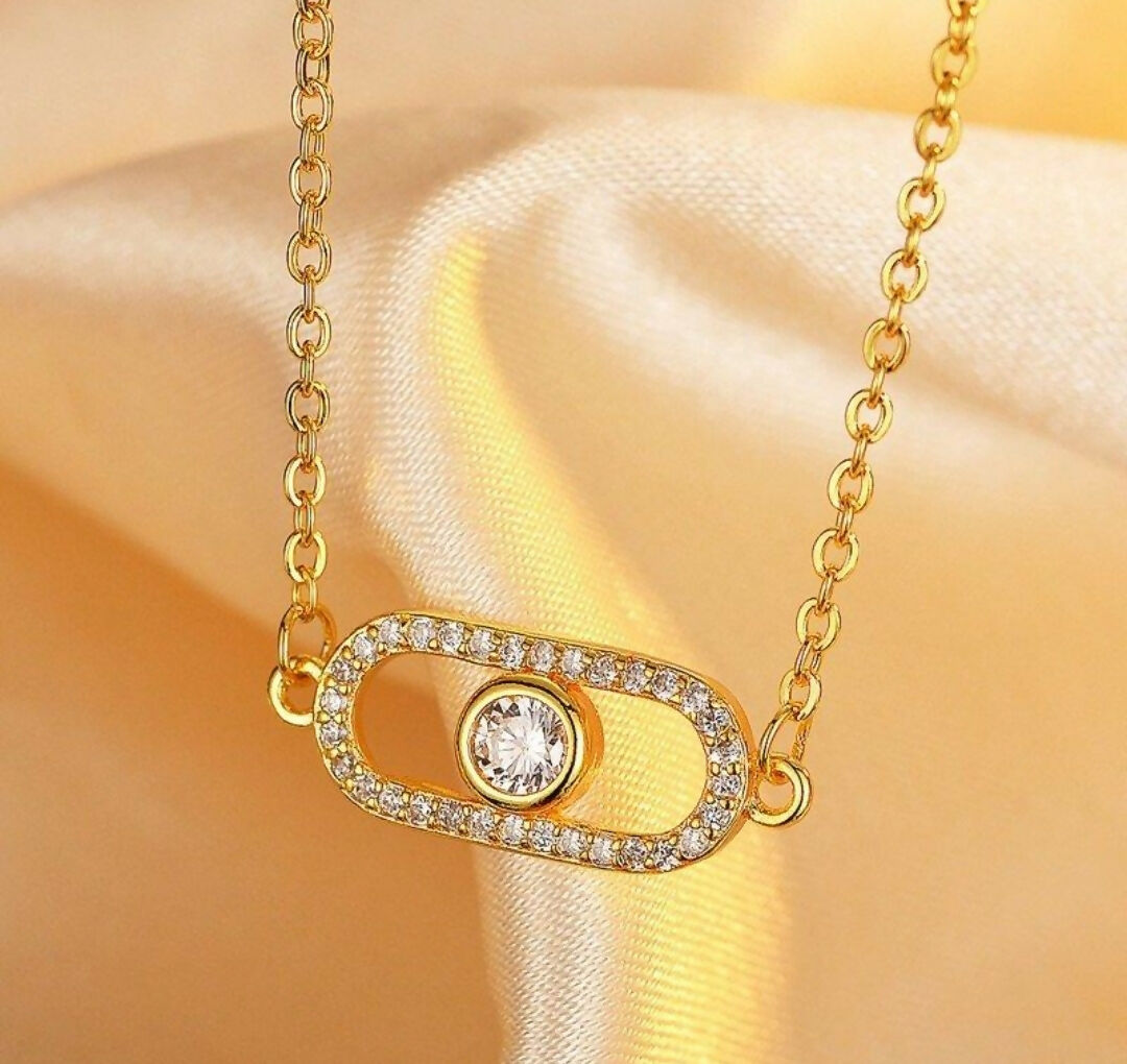 Eye Shape Necklace-299 | Women Jewelry | Necklaces & Pendants | Brand New