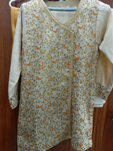 Fancy Cotton Net Dress | Women Locally Made Kurta | Medium to Large | Worn Once