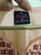 Shaposh | 2-PC Net Embroidered Suit| Women Branded Formals | Small | New