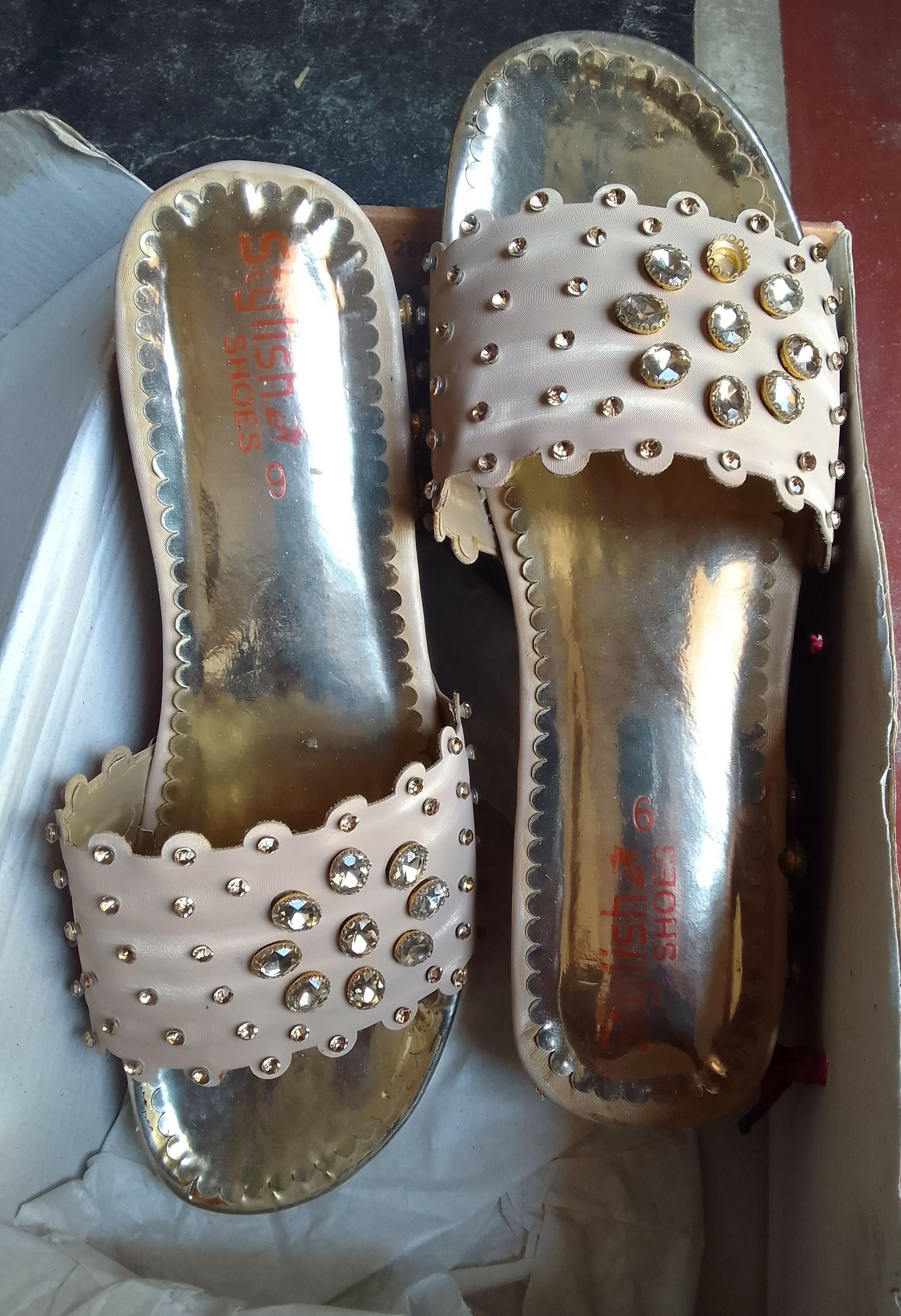 Party Wear Heels | Women Shoes | Size: 9 | Preloved