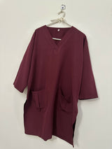Maroon Coord Set | Women Locally Made Kurta | Medium | New