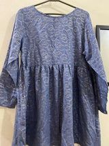 Beech Tree |Blue Short Frock | Women Branded Kurta |Small | New