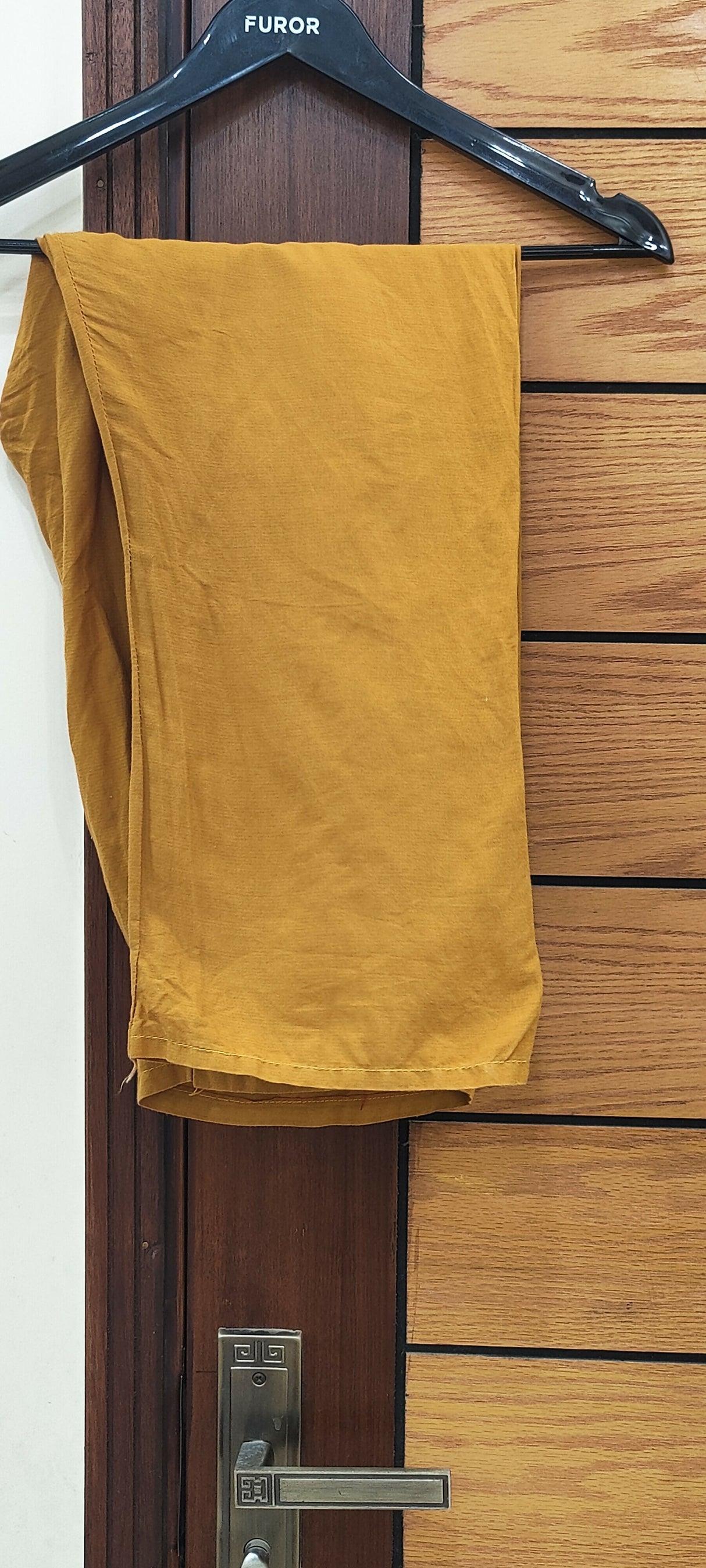 Embroidered Mustard 2PC Suit | Women Locally Made Kurta | Medium | Preloved