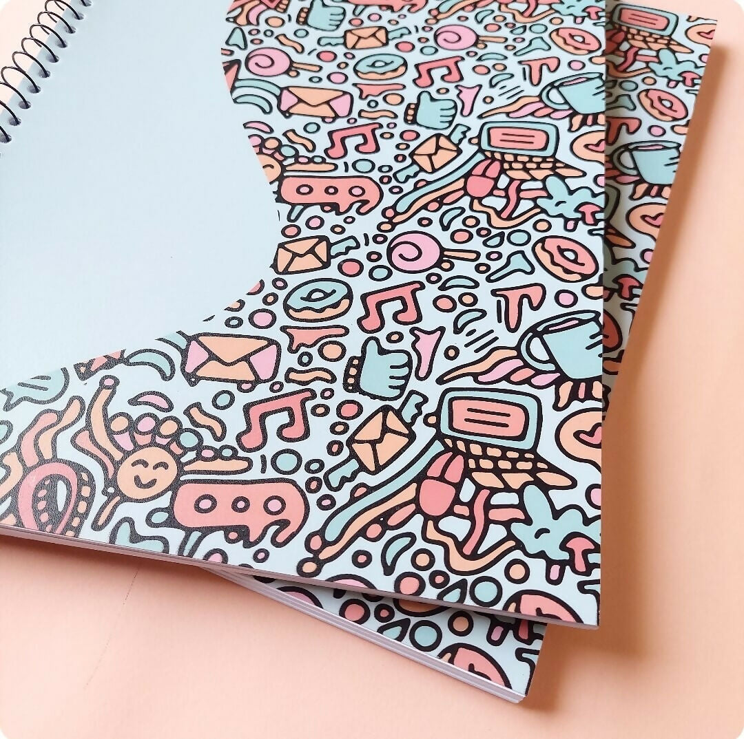 A4 Spiral Notebooks Lined Pages | For Your Home | Books | New