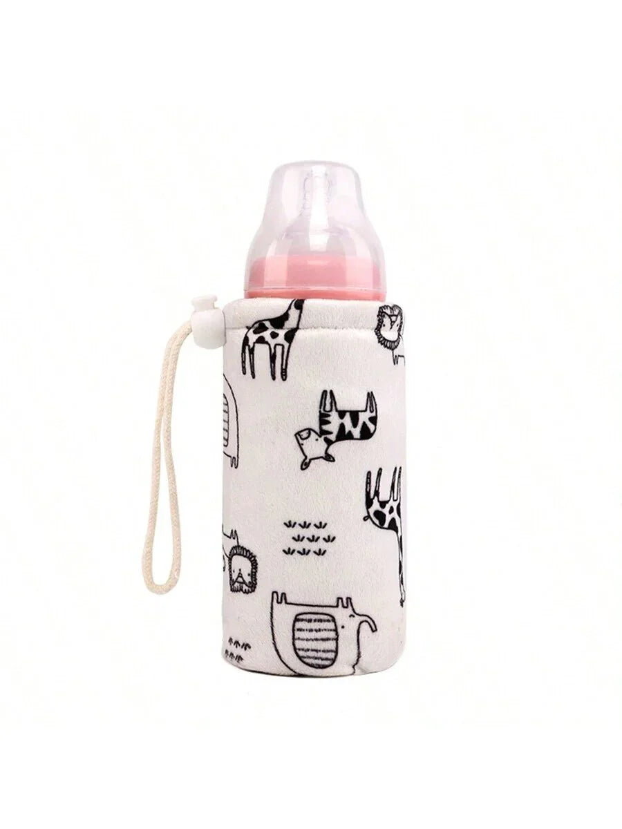 Buy SHEIN Baby Bottle Protective Cover, Portable Cartoon Bottle Sleeve, Outdoor Milk Warmer in Pakistan
