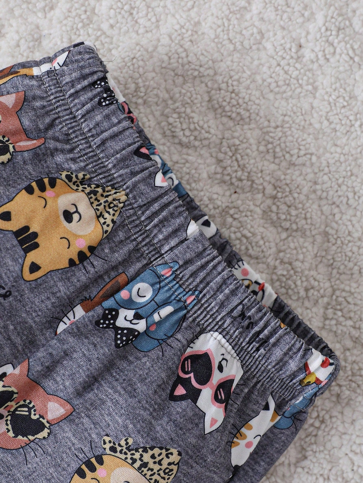 Buy SHEIN Baby Boy 3D Ear Patched Hooded Teddy Vest Coat & 1pc Cartoon Graphic Bodysuit & 1pc Pants in Pakistan