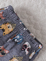 Buy SHEIN Baby Boy 3D Ear Patched Hooded Teddy Vest Coat & 1pc Cartoon Graphic Bodysuit & 1pc Pants in Pakistan