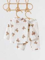 Buy SHEIN Baby Boy Cartoon Graphic Patched Pocket Shirt & Pants in Pakistan
