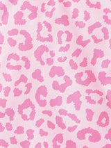 Buy SHEIN Baby Girls' Pink Leopard Print Shirt With Skirt Set For Spring/Summer in Pakistan