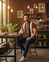 Zipper Unisex T Shirt | Men Shirts & Tops| Size: All Sizes | Brand New