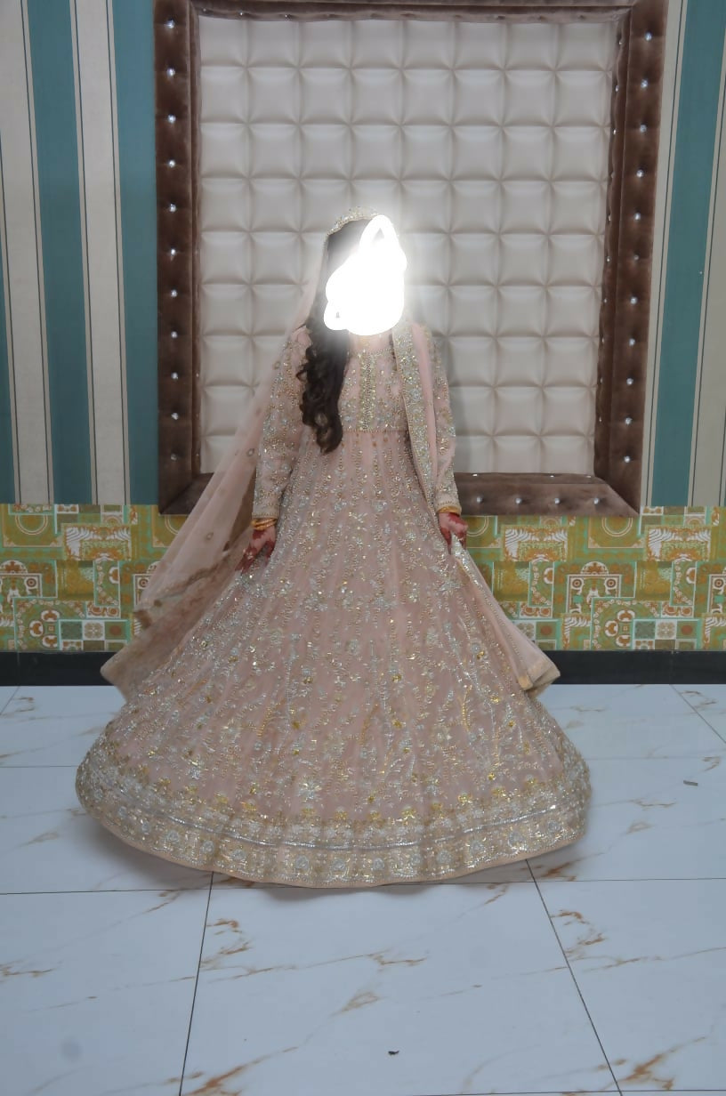 Walima Pink Maxi | Women Bridals | Medium | Worn Once