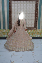 Walima Pink Maxi | Women Bridals | Medium | Worn Once