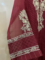 Stitch | Organza embroidered Kurta | Women Branded Kurta | XSmall | New