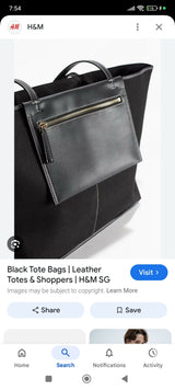 H&M Leather Bag | Women Bags | XLarge | New