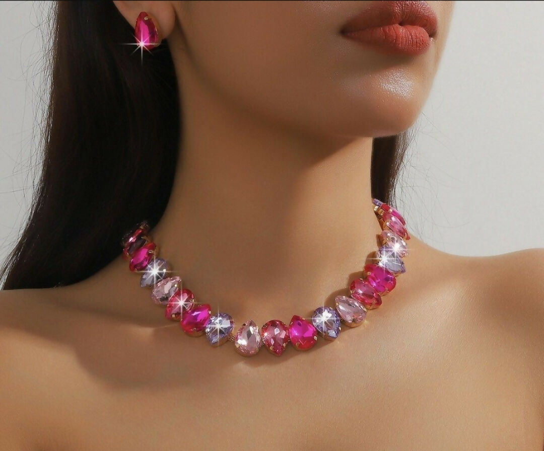 Imp Tear Necklace Set-00116 | Women Jewelry | Wedding Jewelry & Sets | Brand New