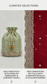 Majestic Red Bridal Suit | Women Bridals | Small | Worn Once