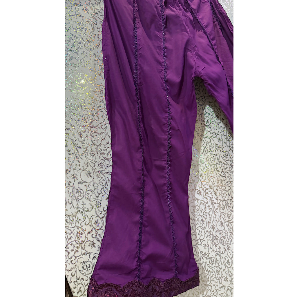 Sapphire | Women Branded Kurta | Purple Kurta | Large | New
