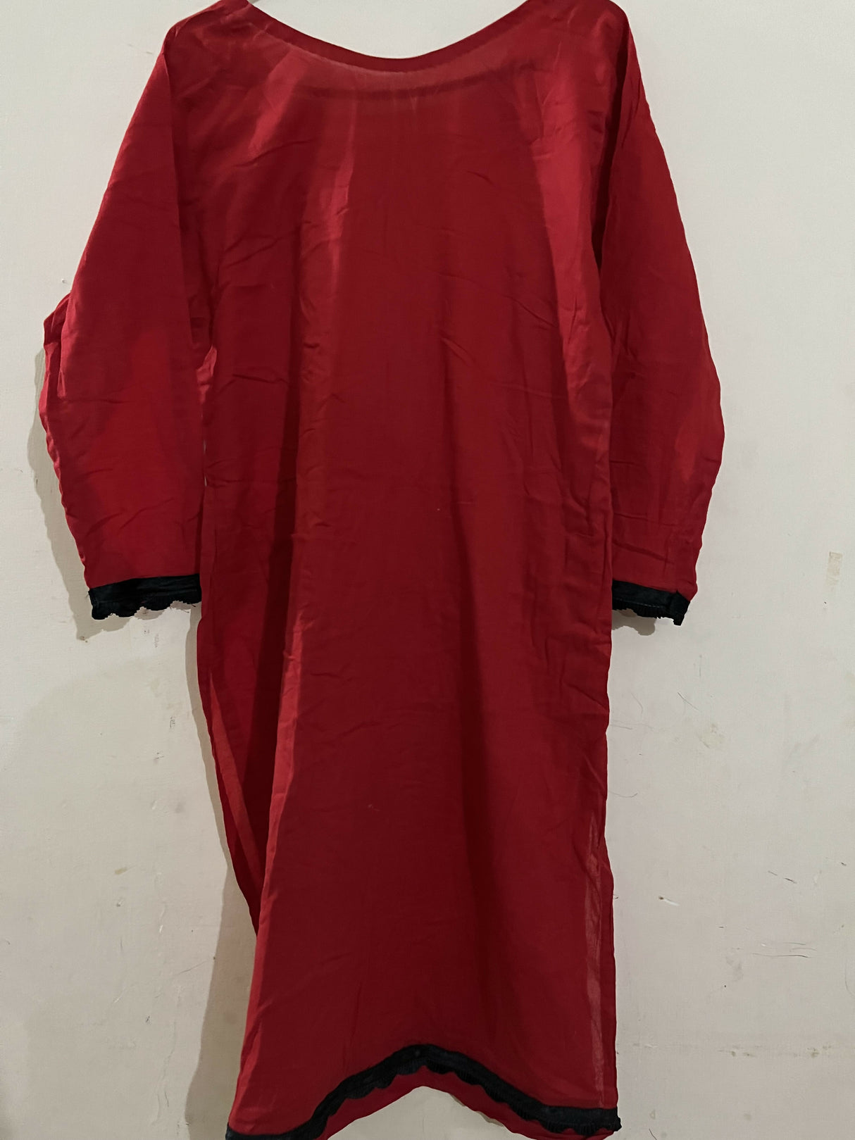 Red Kurta | Women Locally Made Kurta | Small | Preloved