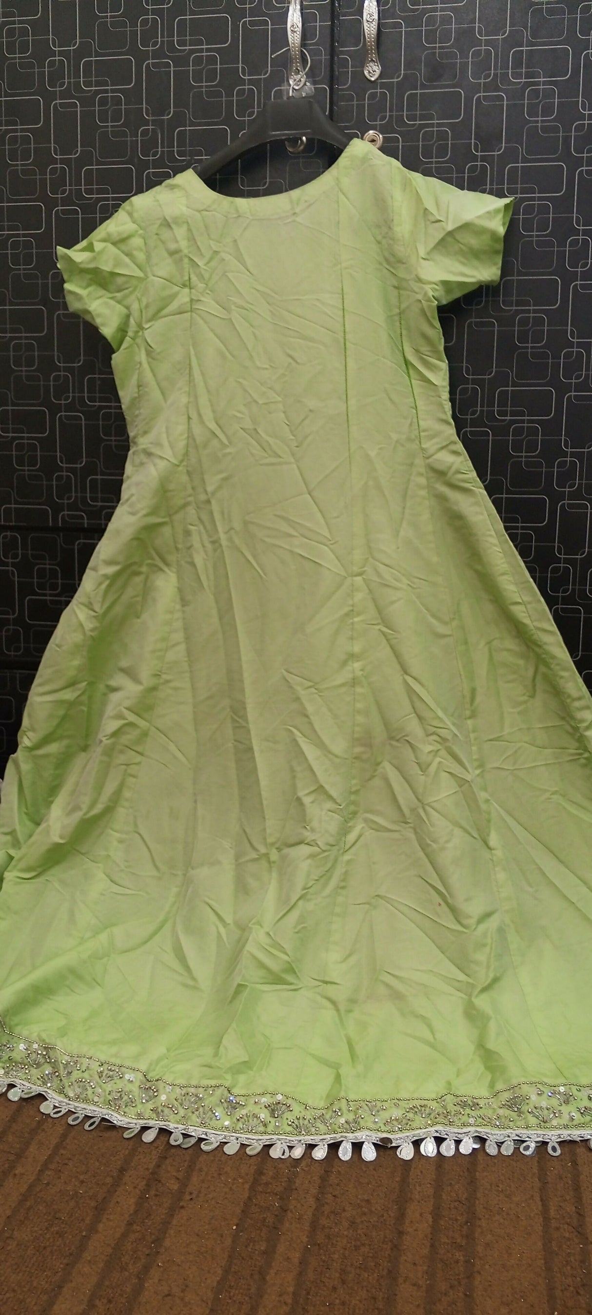 Hand Embroidery Long Frock | Women Locally Made Formals | Medium | New