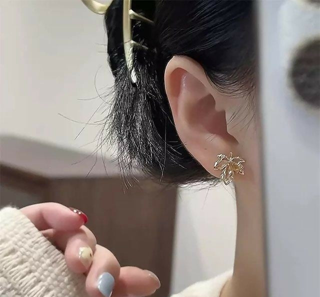 Leaf Tops Pair-01085 | Women Jewelry | Earrings | Brand New