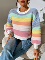 Buy SHEIN Colorblock Drop Shoulder Sweater in Pakistan