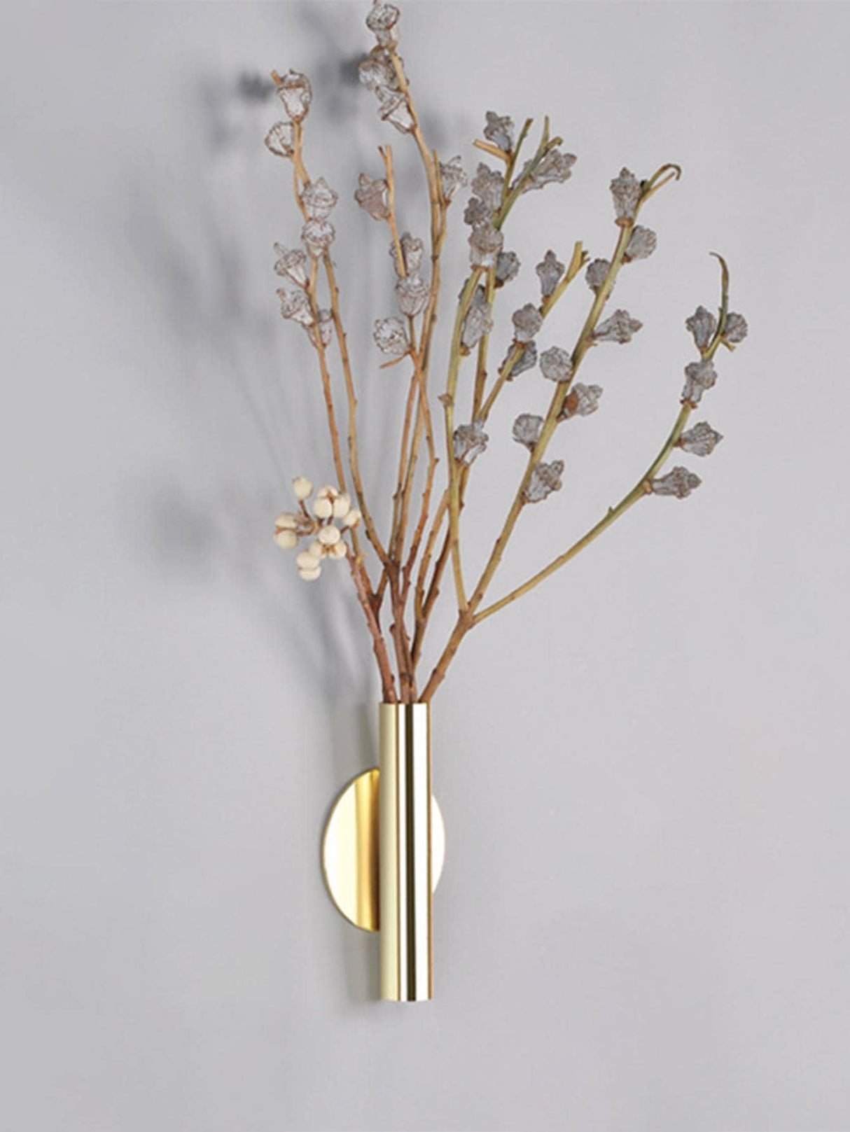 Buy SHEIN Golden Wall-mounted Flower Vase (excluding Wall Glue) in Pakistan