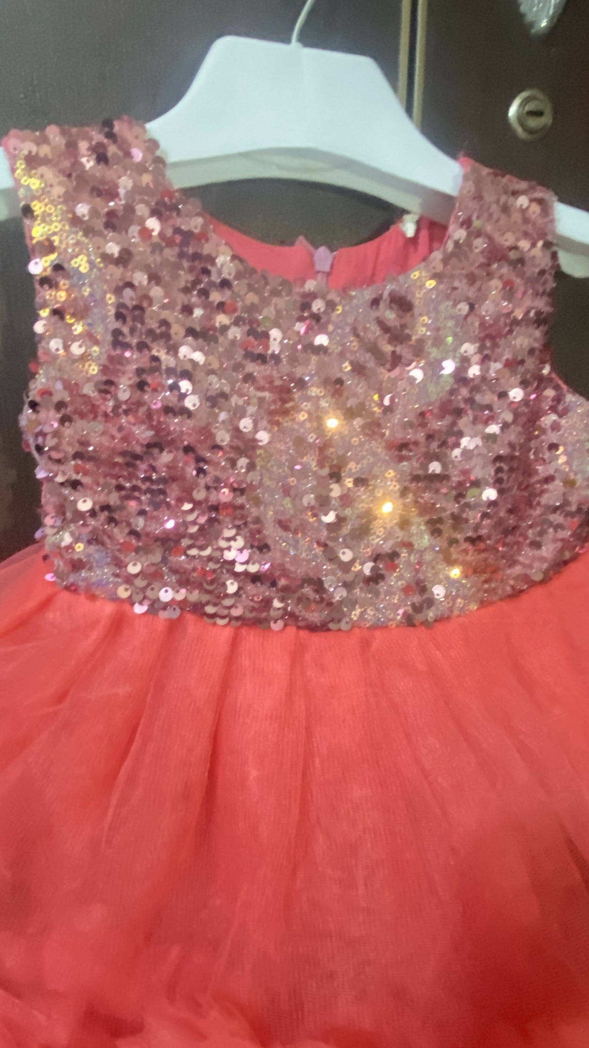 Rose Pink Baby Frock | Kids | Girls Skirts & Dresses | Size:1 to 2 Yrs | Preloved