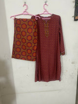 Generation | Women Branded Kurta | Size: 14 | Maroon | Preloved