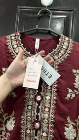 Ethnc | Women Branded Kurta | Small | Red Kurta | Brand New