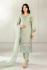 3 PCS Lawn Embroidered Dress | Women Locally Made Kurta | Sky Blue, Skin, Plum, Mint | All Sizes | Brand New