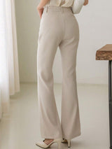 Buy SHEIN DAZY High Waist Seam Detail Flare Leg Suit Pants in Pakistan