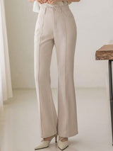 Buy SHEIN DAZY High Waist Seam Detail Flare Leg Suit Pants in Pakistan